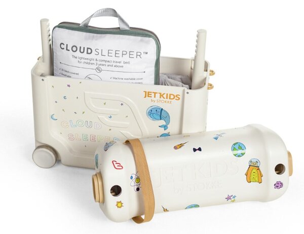 Stokke putni krevetić Jetkids Cloudsleeper na napuhavanje - White