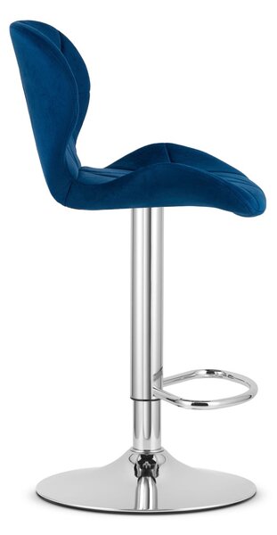Barska stolica WEST VELVET, plava
