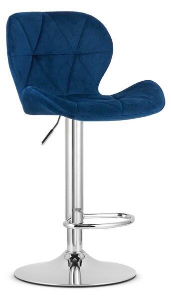 Barska stolica WEST VELVET, plava
