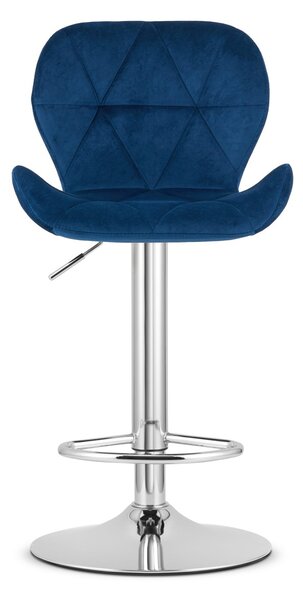 Barska stolica WEST VELVET, plava