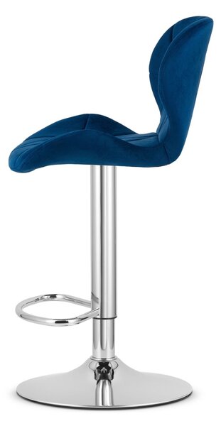Barska stolica WEST VELVET, plava