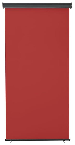 Balkonska bočna tenda 125 x 250 cm crvena - Crvena / 125 x 250 cm