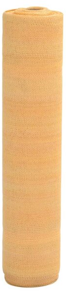 Mreža za privatnost boja pijeska 1 x 10 m HDPE 150 g/m² - Žuta / 1 x 10 m (150 g)