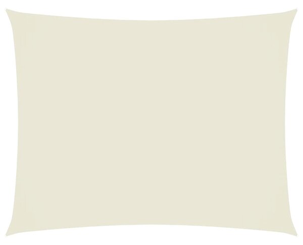 Jedro protiv sunca od tkanine Oxford pravokutno 2,5x3,5 m krem - Krema / 2.5 x 3.5 m