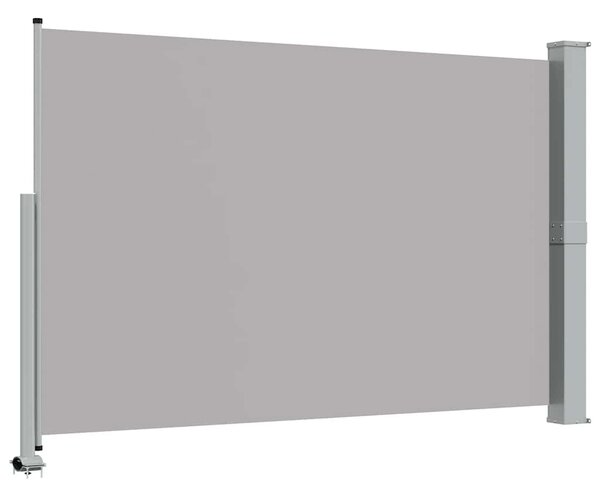 Uvlačiva bočna tenda za terasu 160 x 300 cm siva - Siva / 160 x 300 cm
