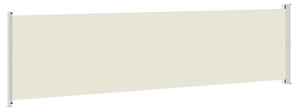 Uvlačiva bočna tenda za terasu 600 x 160 cm krem - Krema / 160 x 600 cm