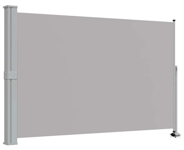 Uvlačiva bočna tenda za terasu 160 x 300 cm siva - Siva / 160 x 300 cm