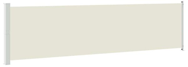 Uvlačiva bočna tenda za terasu 600 x 160 cm krem - Krema / 160 x 600 cm
