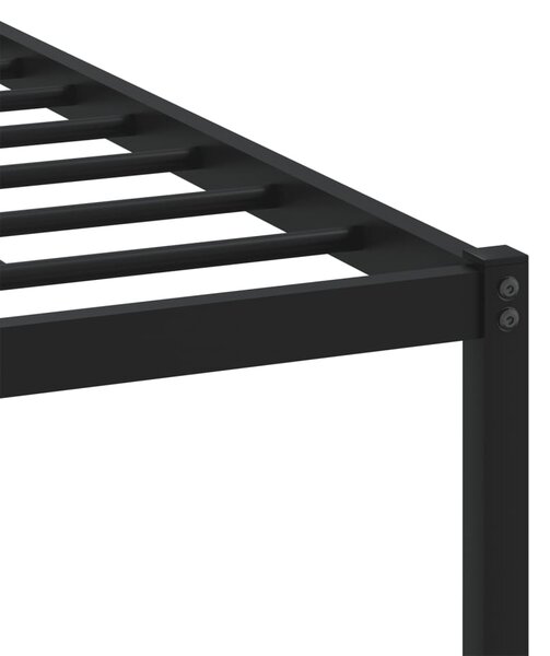 Metalni okvir kreveta bez madraca boja hrasta 160x200 cm - Smeđa / 160 x 200 cm