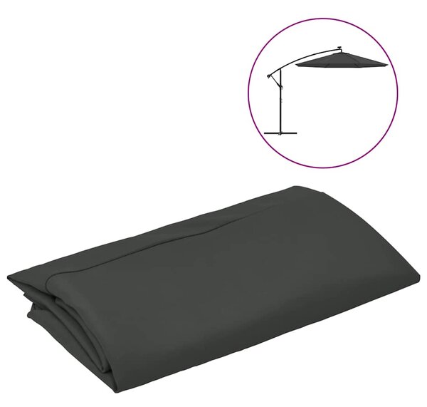 Zamjenska tkanina za konzolni suncobran 300 cm antracit - Antracit / 300 cm
