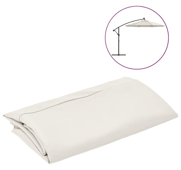 Zamjenska tkanina za konzolni suncobran 350 cm pješčano bijela - Pijesak / 350 cm