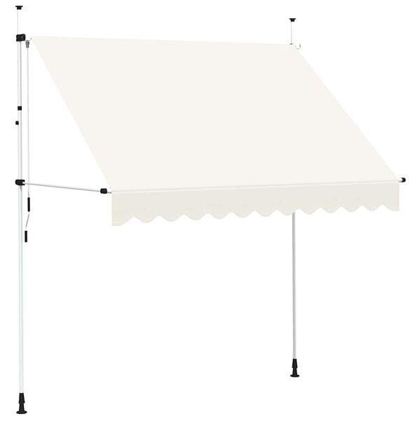 Tenda na ručno uvlačenje 250 cm krem - Krema / N/A