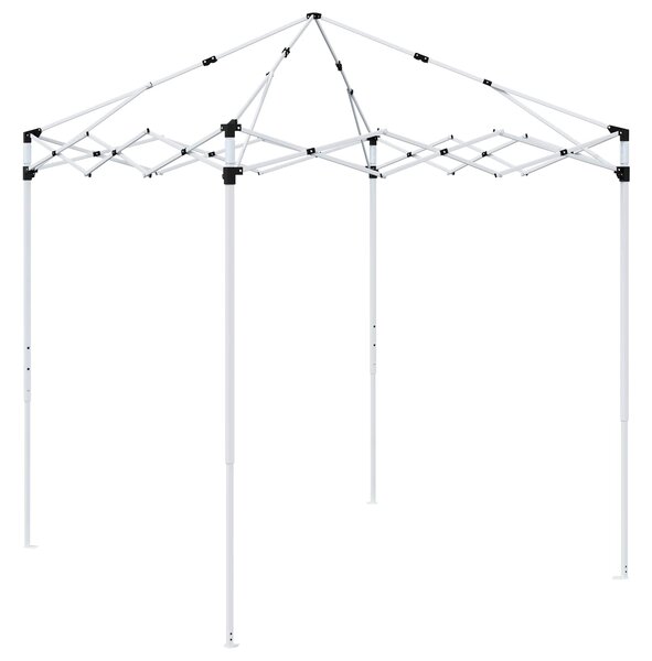 Rastezljivi šator za zabave 195 x 195 x 245 cm Crna - Crna / 195 x 195 x 245 cm