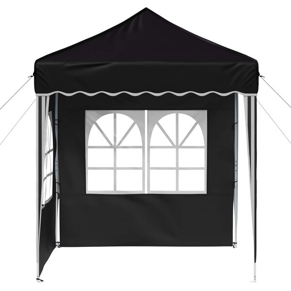 Rastezljivi šator za zabave 195 x 195 x 245 cm Crna - Crna / 195 x 195 x 245 cm