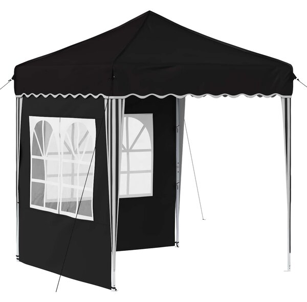 Rastezljivi šator za zabave 195 x 195 x 245 cm Crna - Crna / 195 x 195 x 245 cm