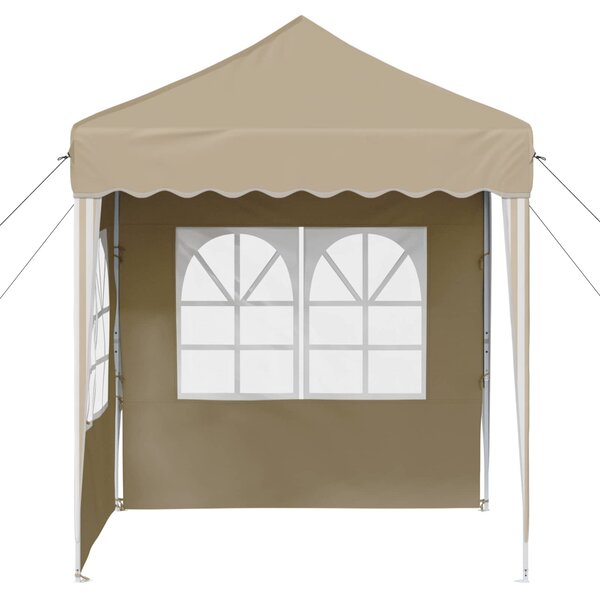 Rastezljivi šator za zabave 195 x 195 x 245 cm Krem - Krem / 195 x 195 x 245 cm