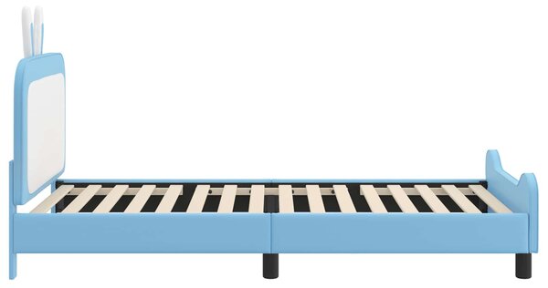 Krevet za djecu s uzglavljem Plava 80 x 200 cm PU - Plava / 80 x 200 cm