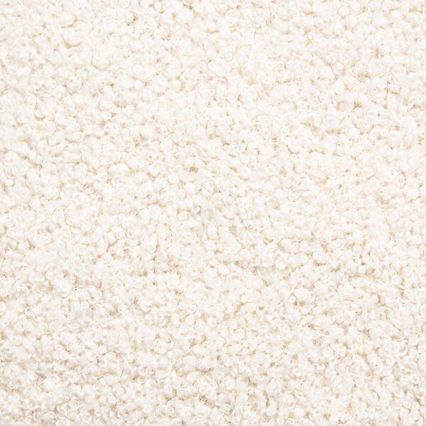 Krevet za djecu s uzglavljem Krem 90 x 190 cm Bouclé - Krem / 90 x 190 cm