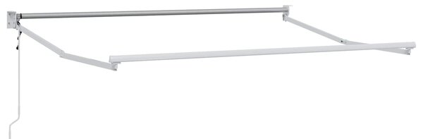 Nadstrešnica Antracit 3,5 x 2 m Poliester i metal - Antracit / 3,5 x 2 m