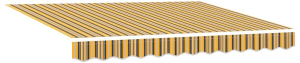 Električna retraktabilna tenda Žuta i Siva 2,5 x 2 m - Žuta / 2,5 x 2 m