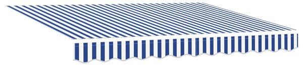 Električna retraktabilna tenda Plava i bijela 3,5 x 2,5 m - Plava / 3,5 x 2,5 m