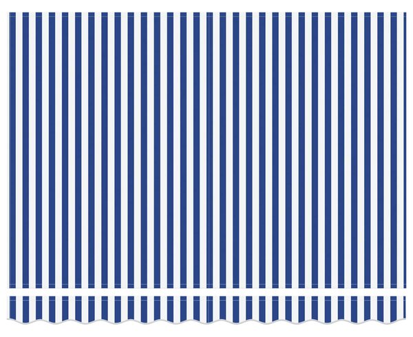 Električna retraktabilna tenda Plava i bijela 3,5 x 2,5 m - Plava / 3,5 x 2,5 m