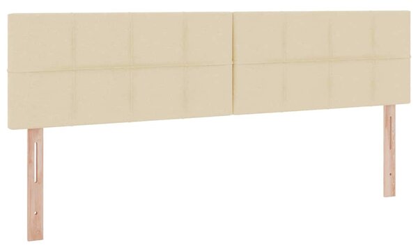 Krevet s madracem i skladištem s madracem Krema 160 x 200 cm - Krem / 160 x 200 cm