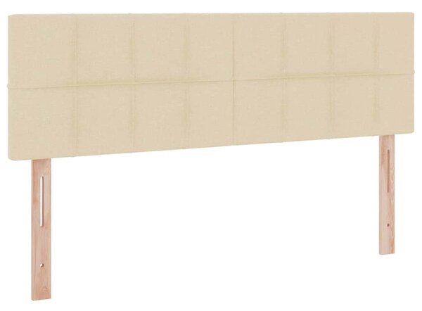 Krevet s madracem i skladištem s madracem Krema 140 x 190 cm - Krem / 140 x 190 cm