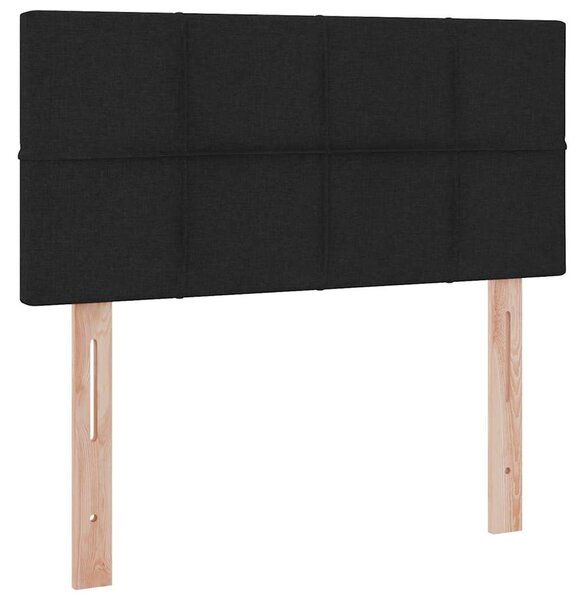 Krevet s madracem i skladištem s madracem Crna 90 x 200 cm - Crna / 90 x 200 cm