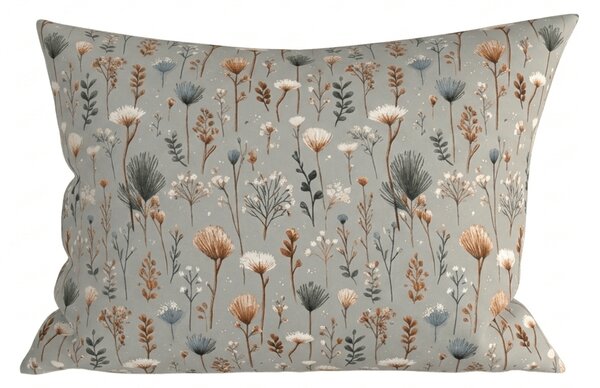 Jastučnica od mikrovlakana BOTANIC FIELD 70x90 cm, siva