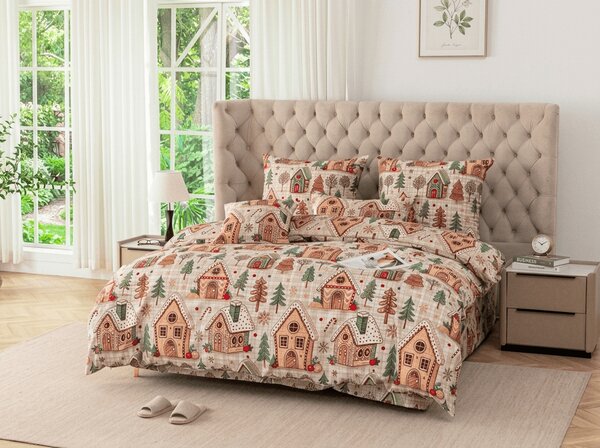 Posteljina od mikrovlakana GINGER HOME šarena Dimenzije posteljine: 70 x 90 cm | 140 x 200 cm