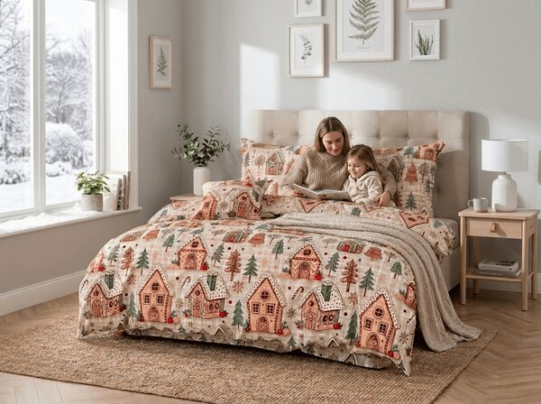 Posteljina od mikrovlakana GINGER HOME šarena Dimenzije posteljine: 70 x 90 cm | 140 x 200 cm