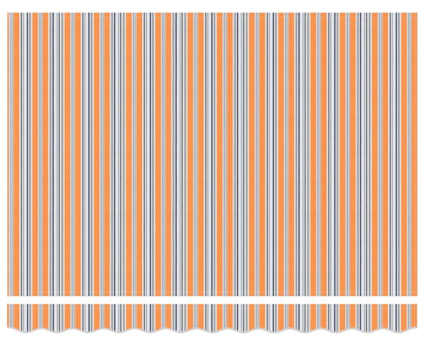 Nadstrešnica Šareni 300 x 250 cm Poliester i metal - Višebojno / 300 x 250 cm