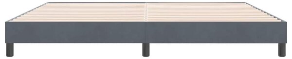 Box Spring krevet bez madraca tamno sivi 180x210 cm samt - Siva / 180 x 210 cm