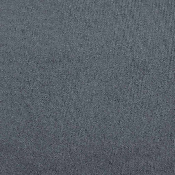 Box Spring krevet bez madraca tamno sivi 100x210 cm samt - Siva / 100 x 210 cm