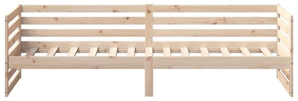 Dnevni krevet bez madraca 80x200 cm Masivno drvo Bor - Smeđa