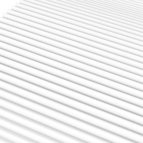Dnevni krevet s madracem krem 90 x 200 cm od tkanine - Krema / 90 x 200 cm