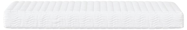 Dnevni krevet s madracem krem 100 x 200 cm od tkanine - Krema / 100 x 200 cm