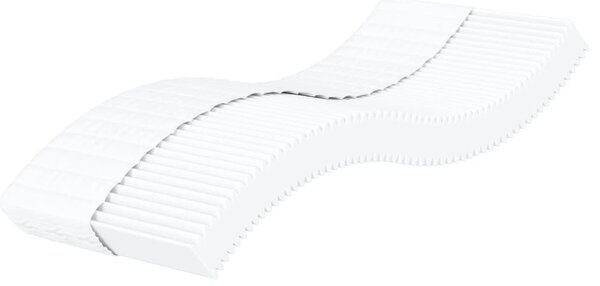 Dnevni krevet s madracem krem 90 x 200 cm od tkanine - Krema / 90 x 200 cm