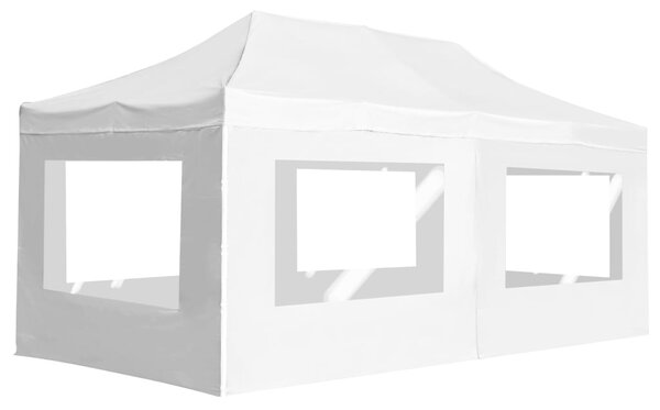 Profesionalni sklopivi šator za zabave 6 x 3 m bijeli - Bijela / 6 x 3 m