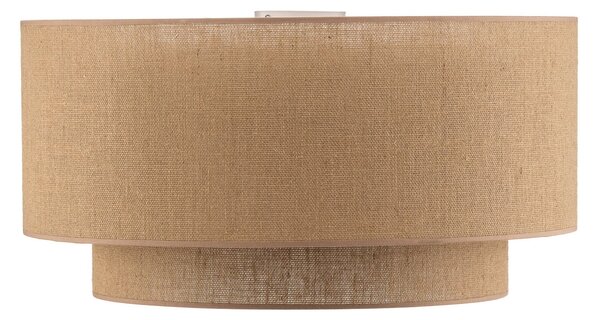 Stropne svjetiljke Duolla, Boho jute, prigušiv, Smeđa / hrđa, Dnevna soba, Tkanina / tekstil, Boho