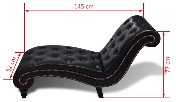 Ležaj od umjetne kože smeđi