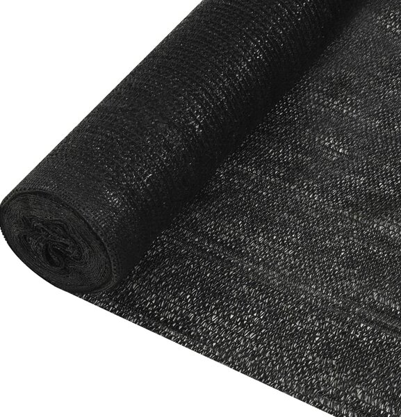 Mreža za privatnost crna 2 x 10 m HDPE 195 g/m² - Crna / 2 x 10 m (195 g)