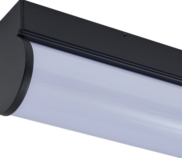 Zidne Svjetiljka Lucande, Vilmara, Crno, Kupaonica, Aluminij