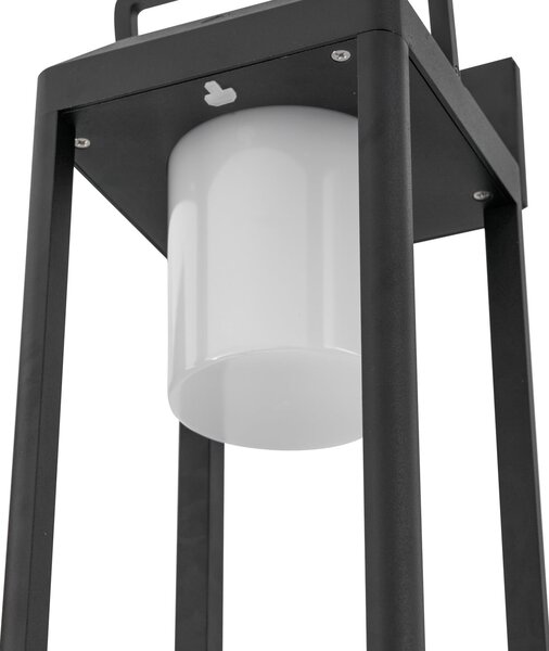 Vanjske Svjetiljka Lucande, Tilena, prigušiv, Crno, Balkon, Aluminij, Moderan