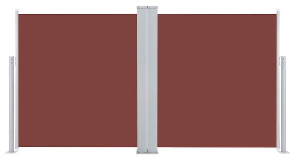 Uvlačiva bočna tenda 100 x 600 cm smeđa - Smeđa / 100 x 600 cm
