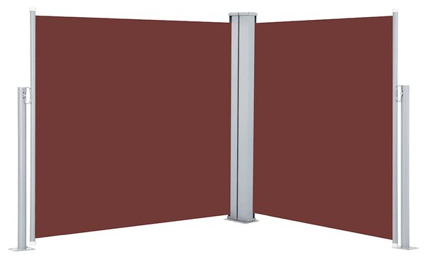 Uvlačiva bočna tenda 100 x 600 cm smeđa - Smeđa / 100 x 600 cm