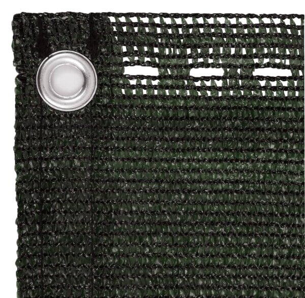 Balkonski zastor tamnozeleni 75 x 300 cm HDPE - Zelena / 75 x 300 cm