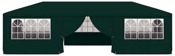 Profesionalni šator za zabave 4 x 9 m zeleni 90 g/m² - Zelena / 4 x 9 m