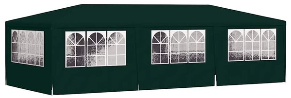 Profesionalni šator za zabave 4 x 9 m zeleni 90 g/m² - Zelena / 4 x 9 m